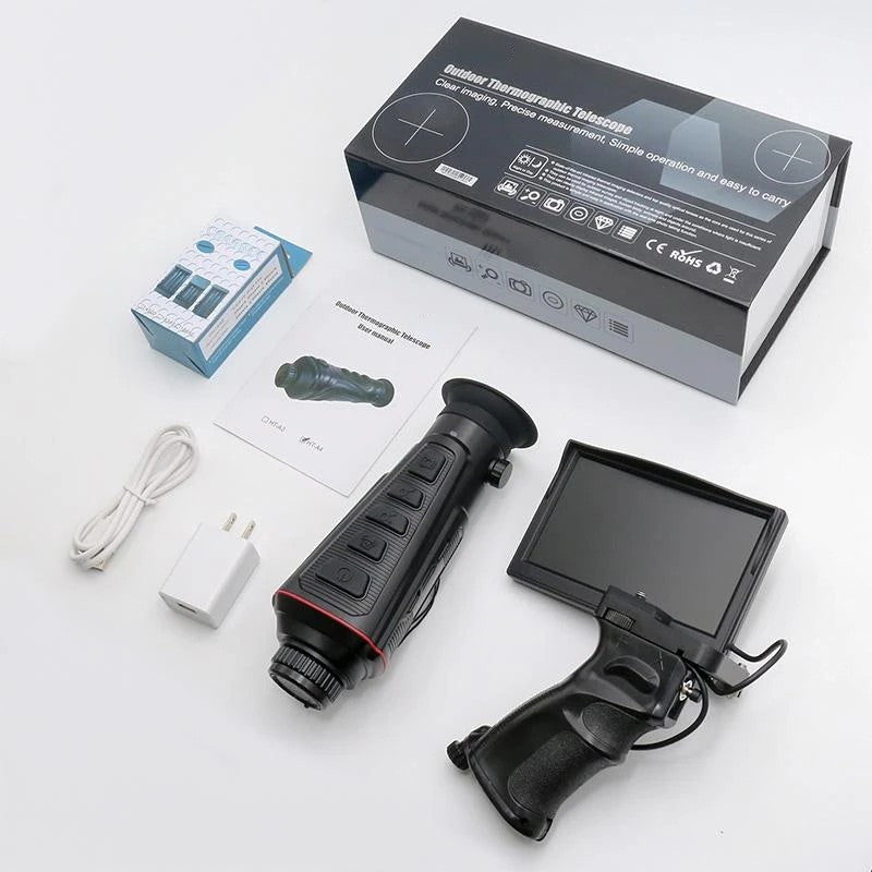 HT-A4 Hunting Thermal Imager Monocular 384x288 50Hz Support for Photos and Videos Thermal Camera Telescopes for Patrol Travel HT-A4 Hunting Thermal Imager Monocular 384x288 50Hz Support for Photos and Videos Thermal Camera Telescopes for Patrol Travel
